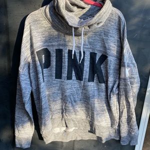 PINK Funnel Neck Hoodie
